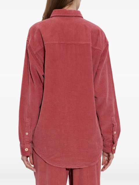 American Vintage Padow corduroy shirt - Red