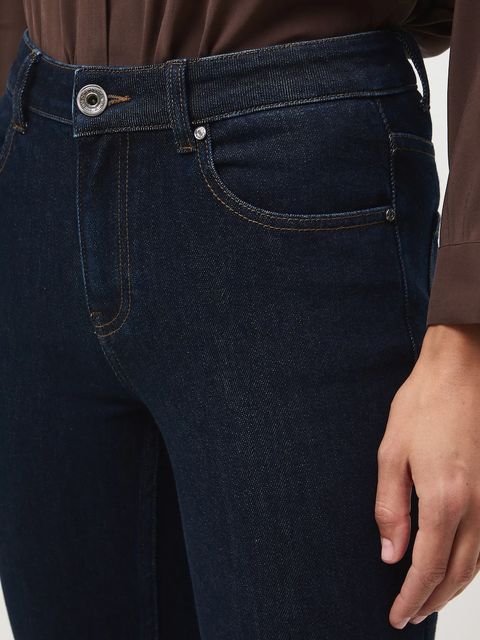 Medicine jeansy damskie kolor granatowy - zdjęcie produktu nr 2