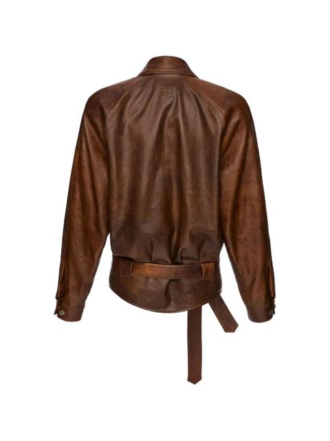 Magda Butrym belted jacket - Brown - zdjęcie produktu nr 2