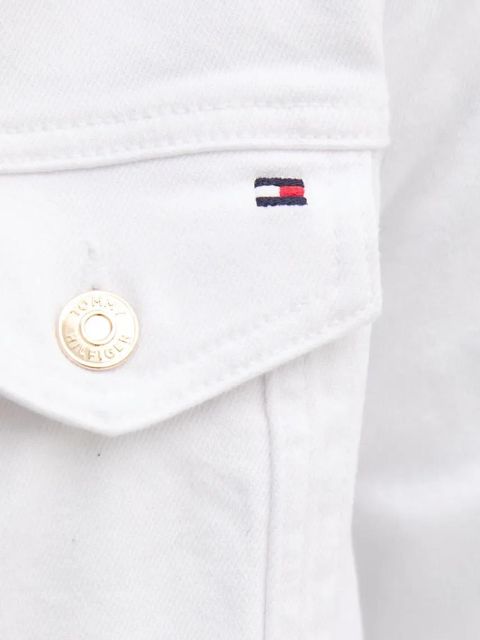 Tommy Hilfiger kurtka kolor biały przejściowa WW0WW44374