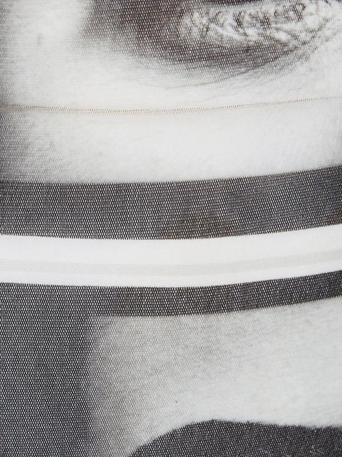 Jean Paul Gaultier face-print mini dress - Black - zdjęcie produktu nr 2