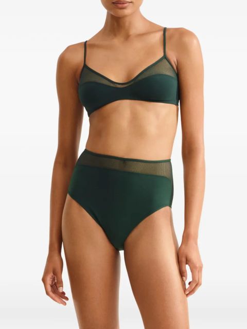 ERES Complice triangle bikini top - Green