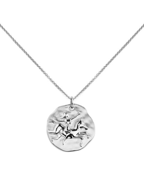 Monica Vinader Sagittarius Zodiac necklace - Silver