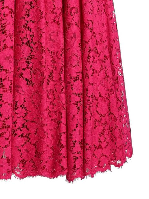 Dolce & Gabbana lace-appliqué dress - Pink - zdjęcie produktu nr 2