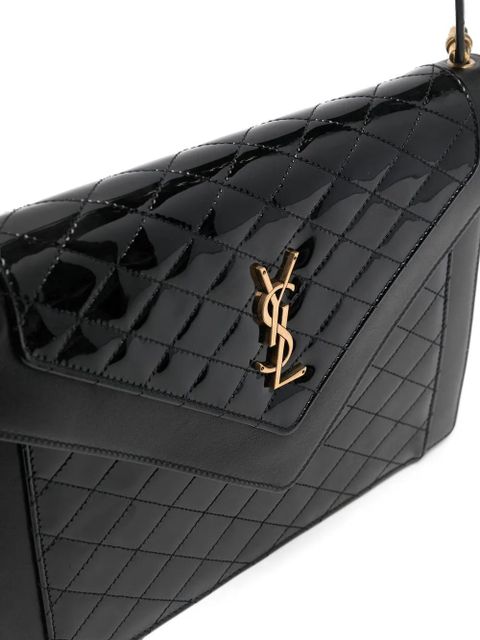 Saint Laurent Gaby quilted shoulder bag - Black