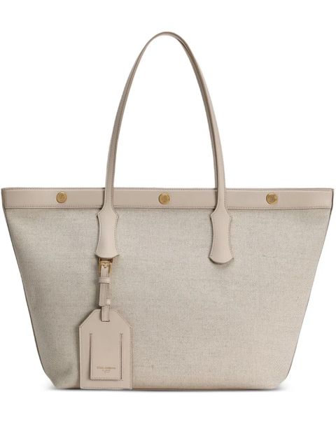 Dolce & Gabbana canvas shoulder bag - Neutrals - zdjęcie produktu nr 1