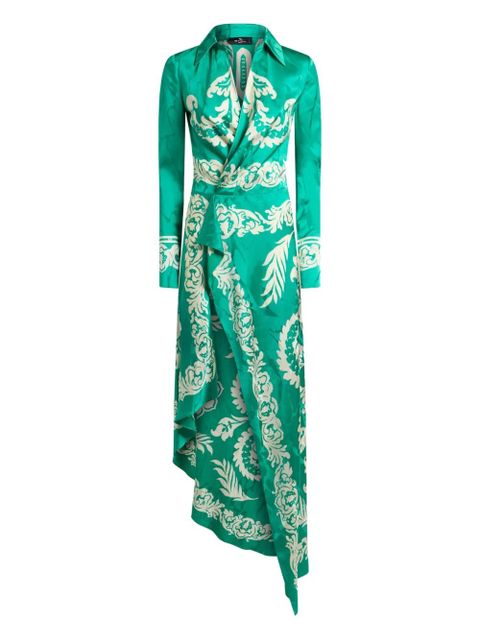 ETRO wrap dress - Green - zdjęcie produktu nr 1