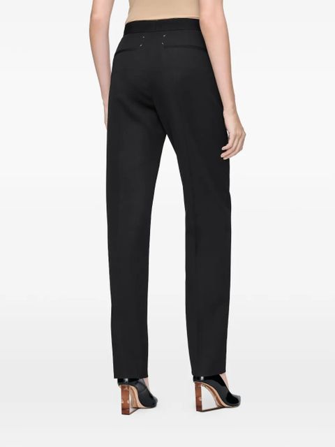 Maison Margiela straight-leg virgin wool trousers - Black
