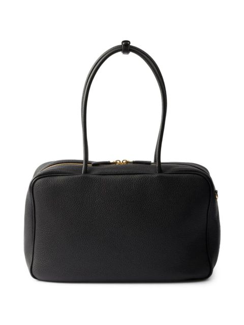 Prada large leather tote bag - Black - zdjęcie produktu nr 2