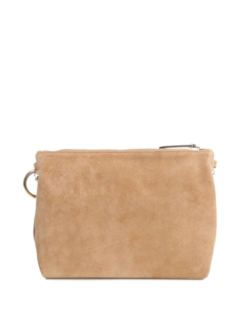 Jimmy Choo Callie clutch bag - Brown
