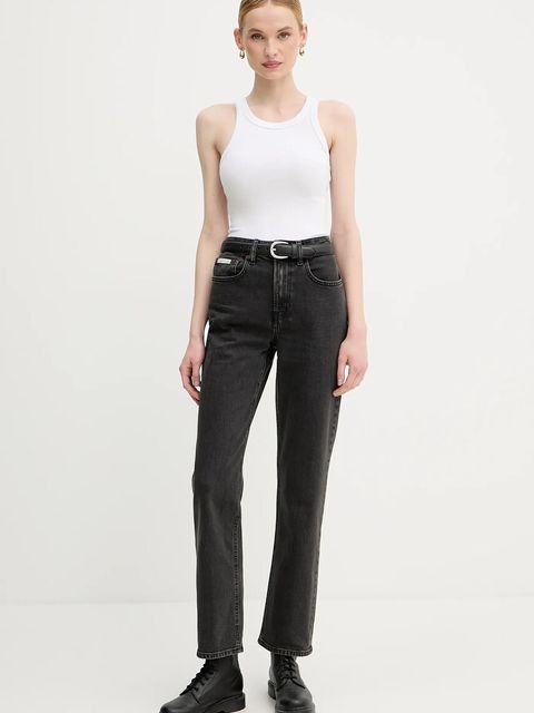 Calvin Klein Jeans jeansy damskie high waist LV047B909G - zdjęcie produktu nr 2