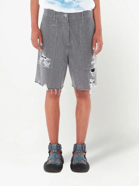 JW Anderson studded cotton shorts - Grey