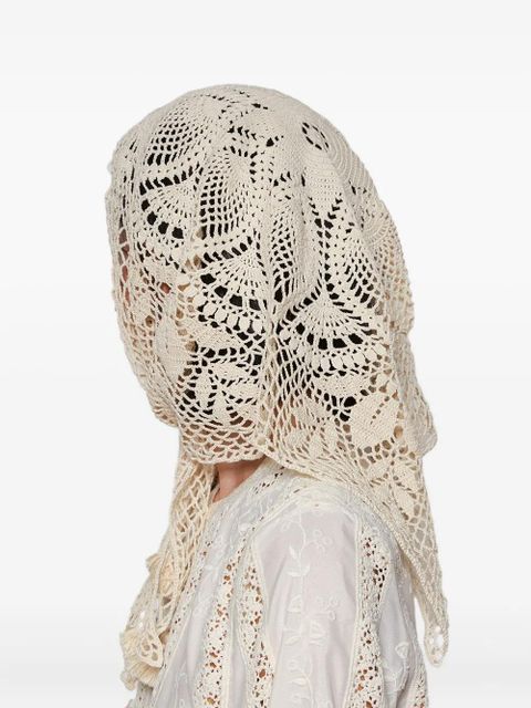 Magda Butrym crochet scarf - Neutrals - zdjęcie produktu nr 2