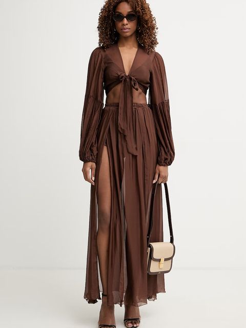 Haveone spódnica z dodatkiem jedwabiu - zdjęcie produktu nr 1