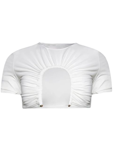 Christopher Esber U-prong short-sleeve T-shirt - White - zdjęcie produktu nr 1