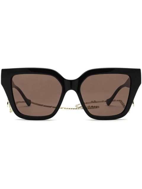 Gucci Eyewear square-frame sunglasses - Black - zdjęcie produktu nr 1