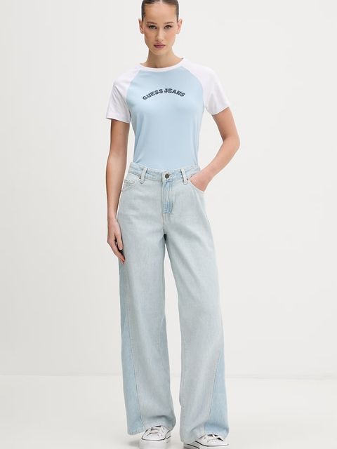 Guess Jeans jeansy wide leg damskie - zdjęcie produktu nr 1