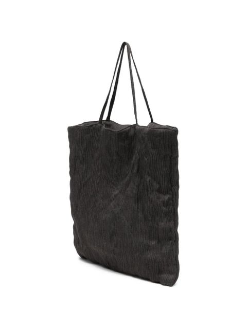 Alysi crinkled-effect tote bag - Brown - zdjęcie produktu nr 2