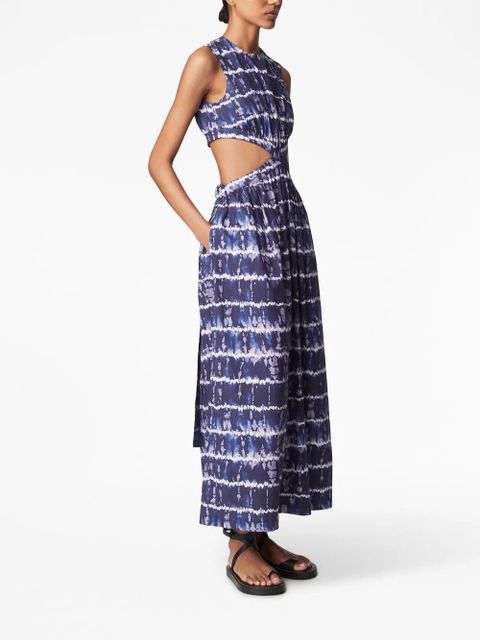 Altuzarra Ashima tie-dye maxi dress - Blue