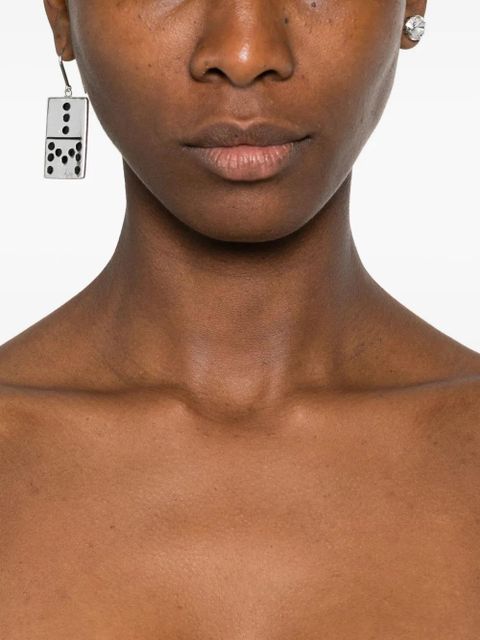 ISABEL MARANT domino embellished earrings - Silver - zdjęcie produktu nr 2