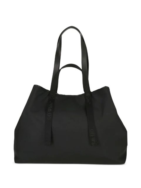 Off-White logo-print tote bag - Black - zdjęcie produktu nr 2