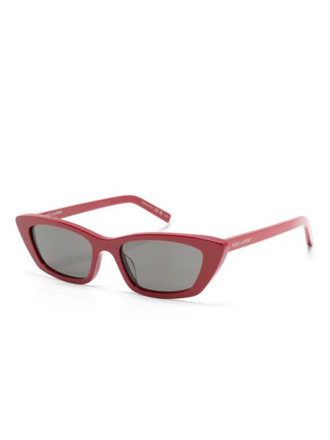 Saint Laurent Eyewear SL277 cat-eye sunglasses - Red - zdjęcie produktu nr 2