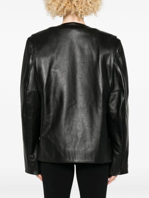 TOTEME collarless pocket jacket - Black