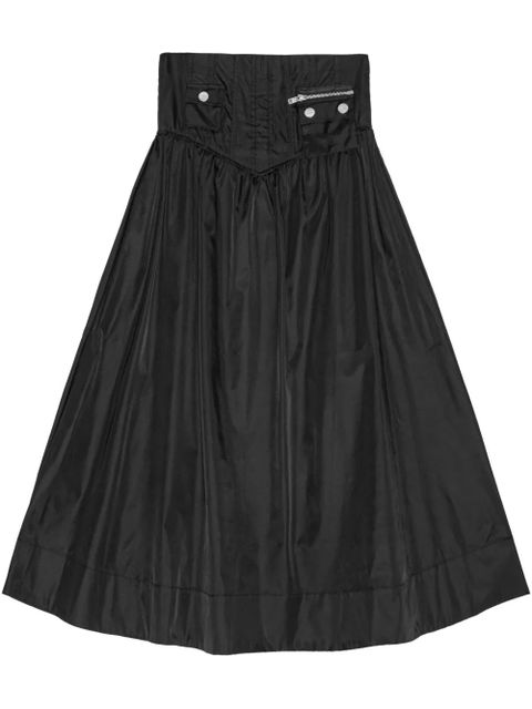 GANNI high-waisted maxi skirt - Black - zdjęcie produktu nr 1