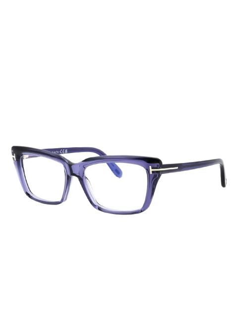 TOM FORD Eyewear cat eye-frame glasses - Purple - zdjęcie produktu nr 2