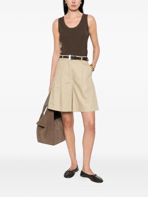 Weekend Max Mara Cuba pleated bermuda shorts - Neutrals - zdjęcie produktu nr 2