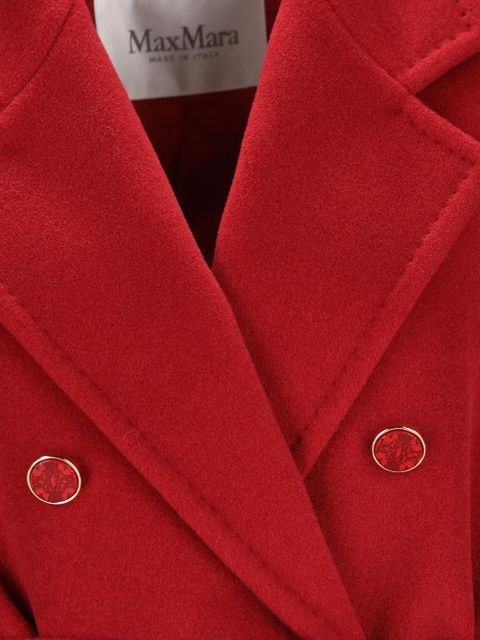 Max Mara belted coat - Red