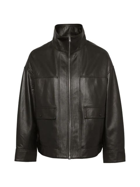 Yves Salomon lamb leather jacket - Black - zdjęcie produktu nr 1