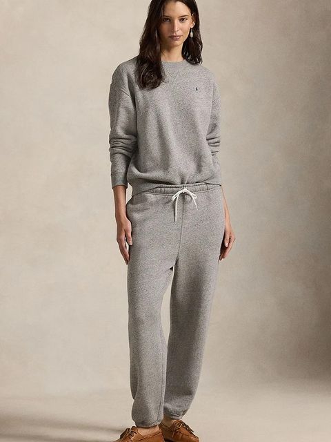 Polo Ralph Lauren bluza damska kolor szary gładka 211943006