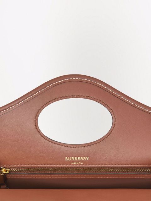 Burberry mini knitted check Pocket bag - Brown