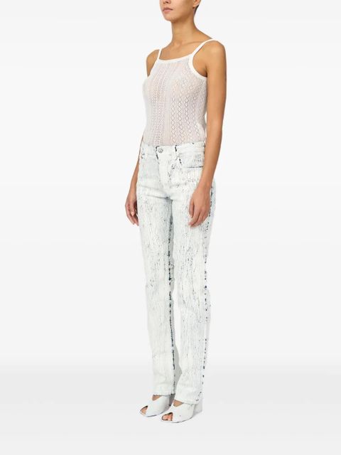 MM6 Maison Margiela coated jeans - White