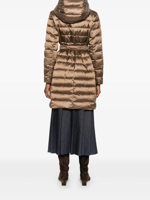 Max Mara Novef hooded coat - Brown