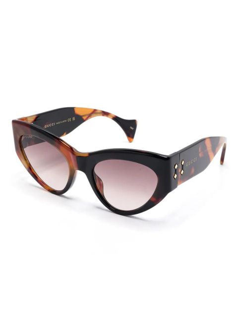 Gucci Eyewear cat-eye sunglasses - Brown - zdjęcie produktu nr 2