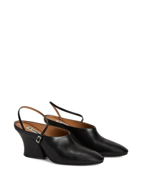 Jil Sander block-heel strap mules - Black - zdjęcie produktu nr 2
