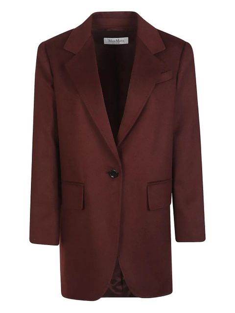 Max Mara button wool blazer - Red - zdjęcie produktu nr 1