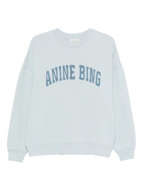 ANINE BING Miles logo blue sweatshirt - zdjęcie produktu nr 1