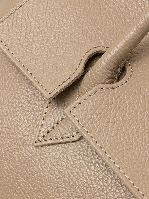 Answear.LAB torebka skórzana kolor beżowy