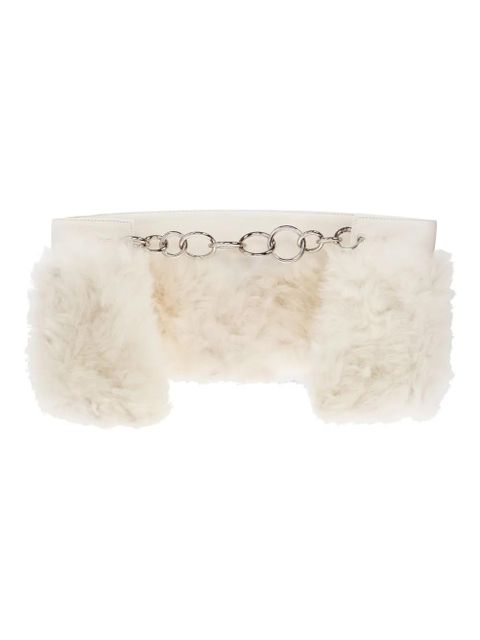 Jil Sander fur chain scarf - Neutrals