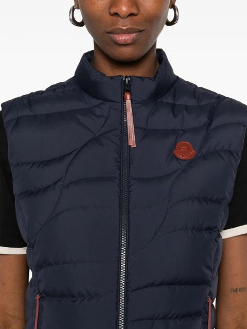 Moncler Huangbiao quilted vest - Blue