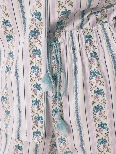 women'secret piżama bawełniana kolor turkusowy bawełniana 4852097