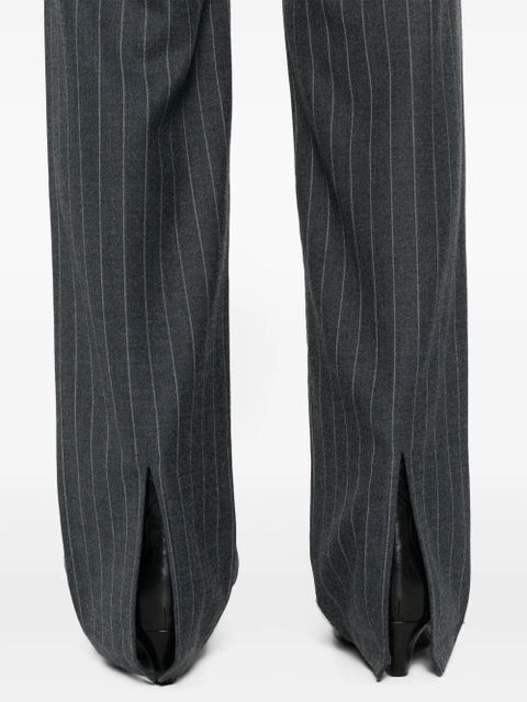 ANINE BING Drew straight-leg trousers - Grey