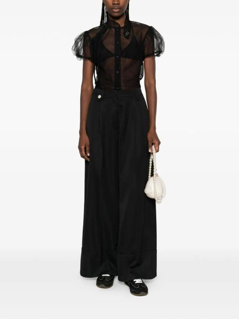 Simone Rocha button wide trousers - Black - zdjęcie produktu nr 2
