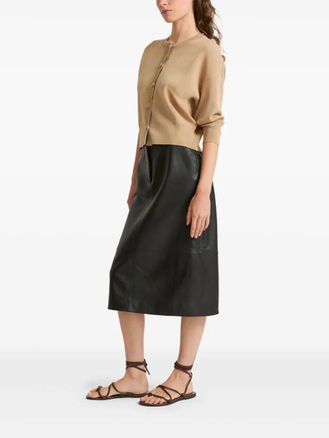 Yves Salomon cropped cardigan - Neutrals - zdjęcie produktu nr 2