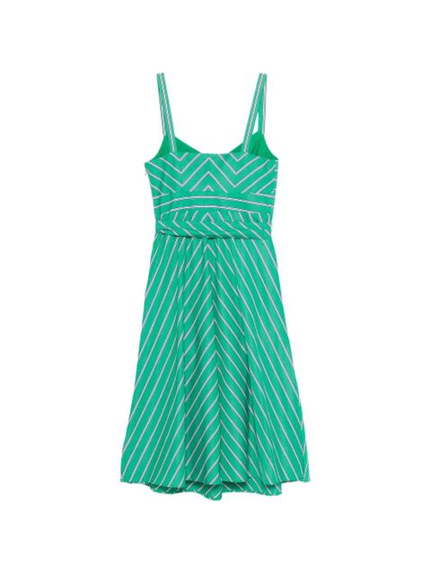 Lauren Ralph Lauren striped tie-waist mini dress - Green - zdjęcie produktu nr 2