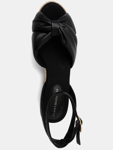 Tommy Hilfiger sandały TH BOW MID CORK WEDGE