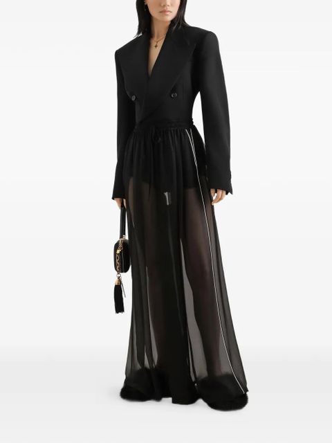 Dolce & Gabbana satin culottes shorts - Black - zdjęcie produktu nr 2